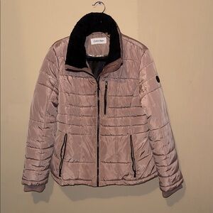 Calvin Klein Light Brown Puffer Jacket
